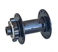 Juego de cubos de bicicleta de aluminio para eje pasante, eje pasante, delantero de 100 mm trasero 142 mm, 24 agujeros para radios, compatible con casete HG de 11/12 velocidades, freno de disco de 6