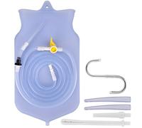 Juego de cubos de café reutilizables de silicona para colon de agua, bolsas de lavado de anos, bolsa de descarga de restricción, kit de cubo de café duradero para ducha de limpieza de colon