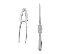Juego de cucharas con Clip para galleta de cangrejo de acero inoxidable, herramientas Premium para comer cangrejo para amantes de los mariscos en la cocina casera