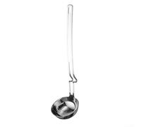 Juego de cucharas de sopa de acero inoxidable con separación eficiente de aceite para cocinar consciente de la salud y fácil limpieza