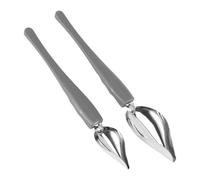 Juego de cucharas decorativas para dibujo culinario, 2 cucharas para salsas, decoración