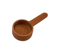 Juego de cucharas dosificadoras de café de madera, cuchara en polvo de nogal oscuro y haya, cuchara medidora de café, cuchara de café para granos molidos, café espresso y té de hierbas (madera de