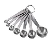 Juego de cucharas medidoras acero inoxidable, cuchara graduada, escala métrica imperial, herramientas cocina for cocinar, condimentar y café(Color 01)