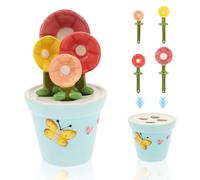 Juego de cucharas medidoras de cerámica, para polvos secos y líquidos, 1/4, 1/2 cucharaditas, 1 cucharadita, 1 cucharada (multicolor)