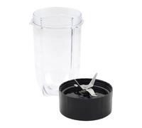Juego De Cuchillas Cruzadas De Repuesto + Vaso De 16 Oz, Compatible Con MagicBullet, Piezas De La Licuadora MB1001 De 250 W, Ligera Y Portátil.