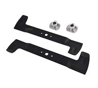 Juego de cuchillas de 92 cm (derecha + izquierda) para Castgarden Sabo Solo, Honda Stiga, Viking EFCO SABRE DOLMAR + 2 soportes para cuchillos (para eje de 20 mm)