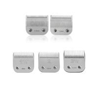 Juego de cuchillas de cerámica de repuesto desmontables profesionales, compatibles con las cortadoras Oster Classic 76/Star-Teq/Power-Teq andi A*dis AGC, BDC, BGC, MBG Series (5 piezas)