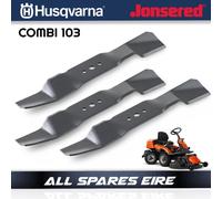 Juego de cuchillas de cortacésped Husqvarna Rider R214, R215, R216T R220, R31...
