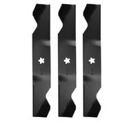 Juego De Cuchillas De Elevación Alta for Cortacésped De 3 Piezas, Compatible Con Husqvarna, 532187254 532187256 539112053 Y, Compatible Con Ariens, 21546235 187254 187256 33954