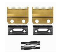 Juego De Cuchillas De Repuesto De Dientes Escalonados Profesionales De 2 Orificios # 2161, Compatible Con Wahl, Serie 5 Star Inalámbrico, Compatible Con Magic, Clipper(Gold 2Pack)