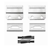 Juego De Cuchillas De Repuesto De Dientes Escalonados Profesionales De 2 Orificios # 2161, Compatible Con Wahl, Serie 5 Star Inalámbrico, Compatible Con Magic, Clipper(Silver 2Pack)