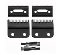 Juego De Cuchillas De Repuesto De Dientes Escalonados Profesionales De 2 Orificios # 2161, Compatible Con Wahl, Serie 5 Star Inalámbrico, Compatible Con Magic, Clipper(Black 2Pack)
