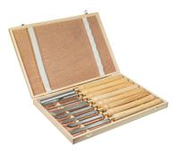 Juego de cuchillas profesionales HSS para torneado de madera Juego de cinceles p