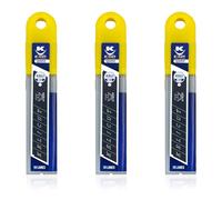 Juego de cuchillas separables Black BLADE SK2 - Vida útil 3 veces mayor, grabado láser, estuches de 10 cuchillas (18 mm (3 fundas)