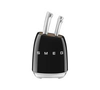 Juego de Cuchillos 6 Piezas Smeg Bloque 50's Style KBSF02BL Negro
