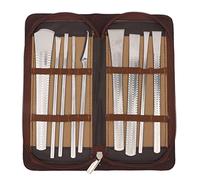 Juego de Cuchillos de Pedicura, Kit de Herramientas de Cuchillos de Pedicura, 9 Piezas, Removedor de Córnea de Piel Muerta Profesional de Acero Inoxidable, Kit de Eliminación de