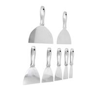 Juego de Cuchillos para Masilla de 5 Uds, Raspador de Papel de Acero Inoxidable de 1,5-8 Pulgadas, Herramienta para Reparar Paneles de Yeso y Quitar Papel Tapiz