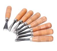 Juego de cuchillos para tallar sellos, 8 piezas, herramientas de pluma de grabado de precisión, cuchillas afiladas de aleación de acero al manganeso para tallar madera, cuero,