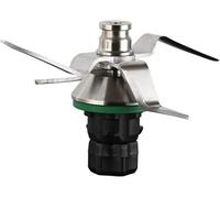 Juego de cuchillos universales, cuchillo para masa, compatible con Thermomix TM6 TM5, cuchillo mezclador de acero inoxidable con anillo de sellado, cuchillo de repuesto, cuchillo de masa con anillo de