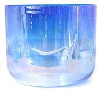 Juego de cuencos cantores de cristal, 440 Hz, for meditación de yoga y curación con sonido, cuenco cuarzo for chakras, golpeador acrílico junta tórica gratuitos, color morado(7 Inch B Note)