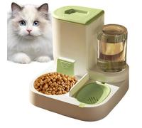 Juego de cuencos de agua y comida para e - Cuenco de agua 2 en 1 con dispensador automático de comida para perros | Dispensador automático de comida para gatos, bebedero autodispensador, gravedad
