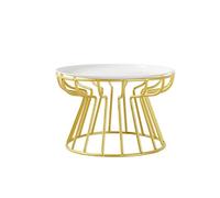 Juego de cuencos de cerámica para mascotas, cuencos de alimentación para gatos con soporte de metal para comida y agua para cachorros, gatos y perros pequeños (dorado)