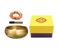 Juego de cuencos de cobre para meditación budista, religión, creencia, regalo perfecto de 9,5 cm de diámetro, kits de 5, diámetro de 9,5 cm, kits 5