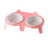 Juego de cuencos de comida y agua gato,Juego de cuencos de comida y agua para gatos de cerámica, platos de cerámica para alimentos y cuencos de agua para animales, cuenco de vajilla de interés