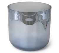 Juego de cuencos de cristal de 432 Hz, cuenco tibetano Starry Gary Alchemy para meditación de yoga, con mazo acrílico y anillo tórico, cuenco de cuarzo para chakra (7 "A)