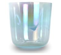 Juego de cuencos de cristal de 6 pulgadas para la curación del sonido y la meditación, equilibrio del chakra del cuerpo, ajuste del estado emocional (azul, 440 Hz)