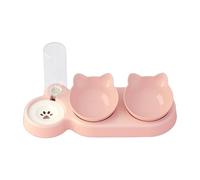 Juego de cuencos de riego y alimentación automáticos para mascotas con transparente y durabilidad, maravilloso para cada forma de mascota, dispensador automático de agua para gatos pequeños