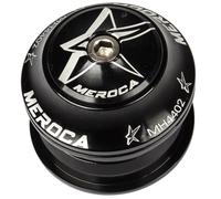 Juego de cuencos de rodamiento para horquilla de bicicleta con tubo recto de 28 6 mm y diámetro interior de 44 mm diseñado para marcos de tubo de cabeza estándar (negro)