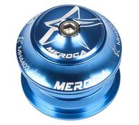 Juego de cuencos de rodamiento para horquilla de bicicleta con tubo recto de 28 6 mm y diámetro interior de 44 mm diseñado para marcos de tubo de cabeza estándar (azul)
