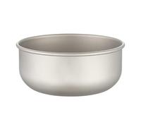 Juego de cuencos de titanio, cuencos portátiles para fideos, frutas y postres para mochileros, camping, senderismo, picnic, ligeros, duraderos, aptos para lavavajillas