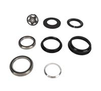 Juego de Cuencos para Horquilla Delantera de Bicicleta, Accesorio de Rodamiento de Auriculares para Marco Cónico de 44-50,6 Mm para Horquilla Cónica de 1,25 Pulgadas