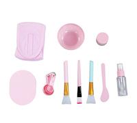Juego de Cuencos para Mezclar Mascarillas Faciales DIY con Cepillos Suaves, 12 Piezas de Herramientas de Mascarilla Completas Portátiles para el Hogar y los Viajes, Use Plástico