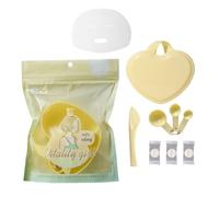 Juego de cuencos para mezclar profesionales para el cuidado de la piel con 3 cucharas medidoras y espátula flexible para el rostro casero, kit de aplicador de salón de belleza