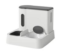 Juego de Cuencos para Perros - Alimentador automático para Mascotas de 1000 ml, dispensador de Comida Seca | Dispensador automático de Agua y para Gatos para Perros, dispensador de Comida