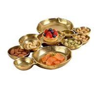 Juego de cuencos para servir, decoración de mesa decorativa moderna, platos decorativos para sociedades, para ensalada, comida, pasta, aperitivo, charcutería, aperitivo, día festivo, boda y