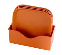 Juego de cuencos poco profundos para gatos, plato de alimentación cuadrado, colorido plato para mascotas con aspecto duradero, dispositivo plano ancho con construcción elegante, ayudante moderno con e