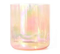 Juego de cuencos sonoros de cristal, 7 pulgadas, 440 Hz, alquimista, con raqueta acrílica y junta tórica, para sanación de sonido, terapia, meditación, mejora de la energía (naranja, nota D)