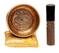 Juego de cuencos tibetanos con grabados de mantra curativo, cuenco de sonido de meditación Yoni hecho a mano en Nepal, yoga, curación, alivio de ansiedad, atención plena