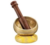 Juego de cuencos tibetanos Cuenco tibetano de 3,2 pulgadas for meditación zen y yoga, con cojín madera