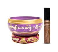 Juego de cuencos tibetanos, fácil de tocar para principiantes, auténtico, hecho a mano, meditación, sonido holístico, 7 chakras, regalo de curación de Himalayan Bazaar