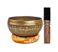 Juego de cuencos tibetanos, fácil de tocar para principiantes, auténtico, hecho a mano, meditación, sonido holístico, 7 chakras, regalo de curación de Himalayan Bazaar