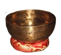 Juego de cuencos tibetanos, gong, Nepal, hecho a mano, profesional, sonido OM, cuenco de yoga, cuenco de meditación, decoración del hogar.(15cm)