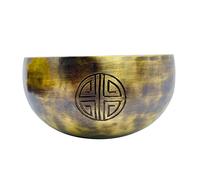 Juego de cuencos tibetanos hechos a mano, mantras budistas grabados, contiene 7 metros para tereas sónicas, oros, yoga, incluye varillas de piel, martillo y tapiz (12 cm)