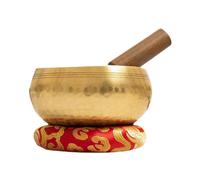 Juego de cuencos tibetanos martillados a mano (8 cm), cuenco de cobre para entusiastas de la meditación,