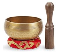 Juego de cuencos tibetanos para cantar - Fácil de jugar para principiantes, auténtico hecho a mano, meditación con sonido holístico, regalo de curación de 7 chakras - Himalayan Bazaar (3.5 Pulgadas)