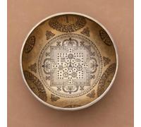 Juego de cuencos tibetanos tibetanos, diseño antiguo, cuenco tibetano exquisitamente tallado para yoga, meditación y canto